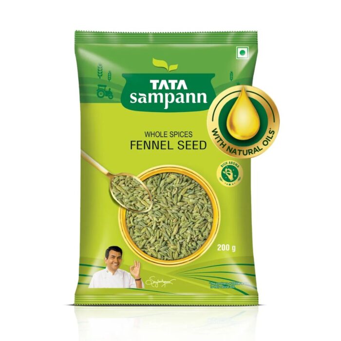 Tata Sampann Whole Spices Fennel Whole - Image 1
